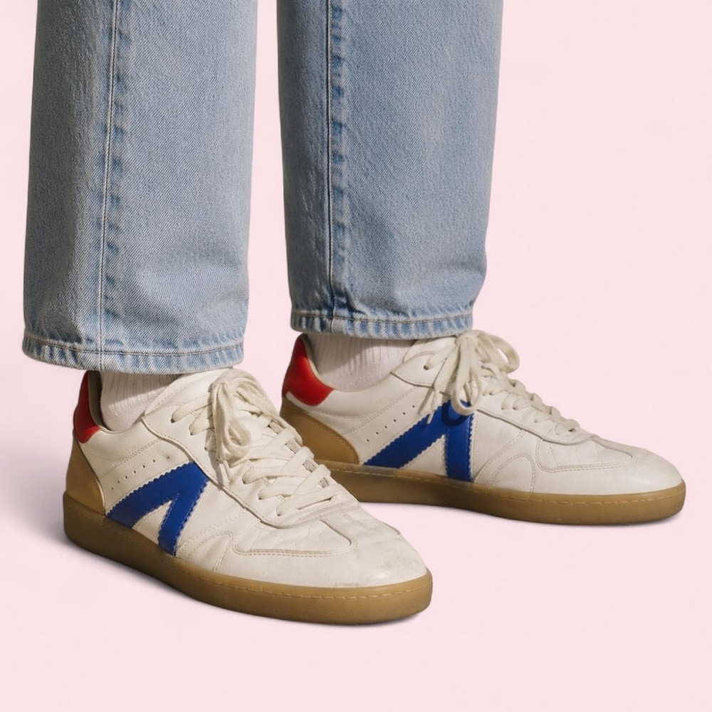 MIA Vesta Retro White Blue Red Gum Sole Sneakers GS1498801